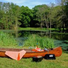 Les bords de l’étang en formule Barbecue avec notre partenaire Weber.